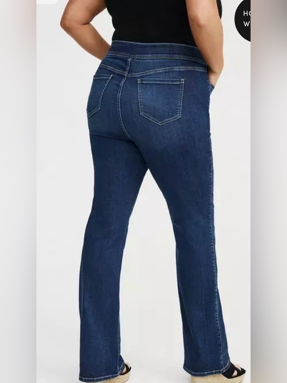 Torrid- Lean Jean Slim Boot Super Soft Pull On Bootcut Jeans Sz 1S (14/16) - Picture 3 of 15